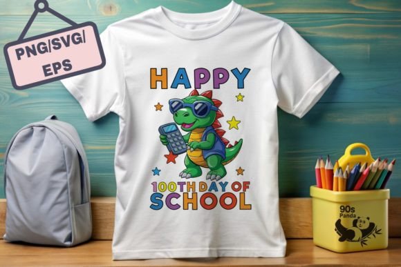 Black to School Dinosaur SVG: Graphics for Crafts