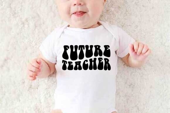 Future Teacher Retro SVG: Graphics for Crafts