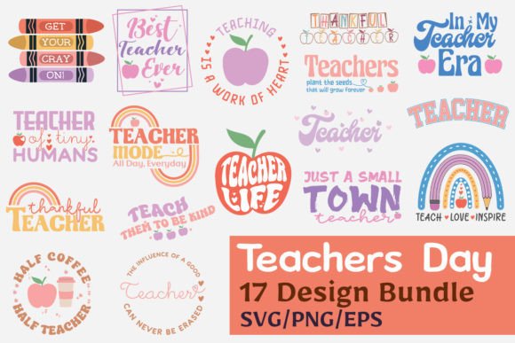 Reviewing the Teachers Day SVG PNG Design Bundle