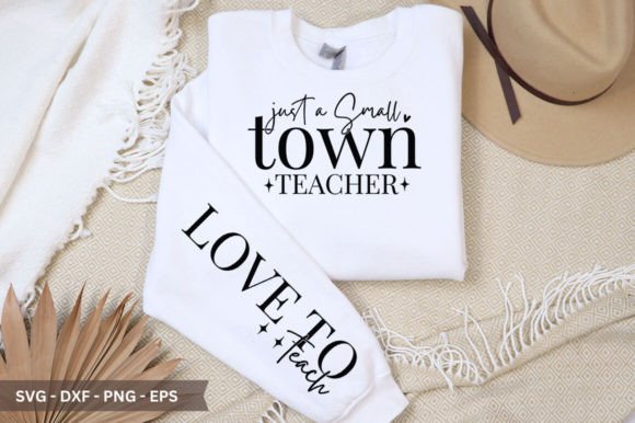 Small Town Teacher SVG for Crafts and Graphics
