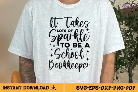 Sparkle School Bookkeeper SVG: Graphics for Crafts