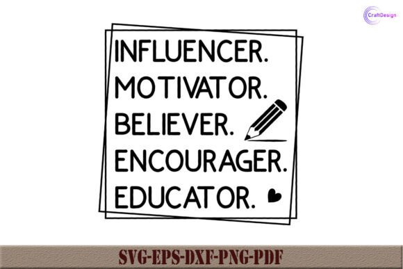 Teacher Saying Quotes SVG: Graphics for Crafts